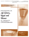 Processional on All Glory Laud and Honor Handbell sheet music cover Thumbnail